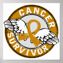 Survivor 14 Appendix Cancer Poster