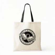 Survivor 14 Brain Cancer Canvas Bags