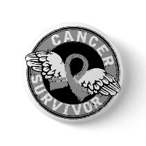 Survivor 14 Brain Cancer Buttons