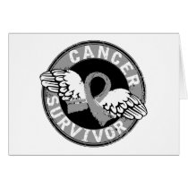 Survivor 14 Brain Cancer Greeting Cards