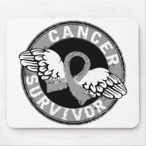 Survivor 14 Brain Cancer Mouse Pads