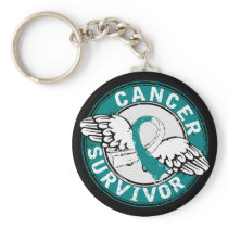 Survivor 14 Cervical Cancer Keychains
