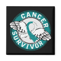 Survivor 14 Cervical Cancer Refrigerator Magnet