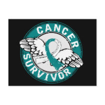 Survivor 14 Cervical Cancer Postcard