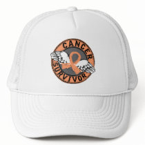 Survivor 14 Endometrial Cancer Trucker Hats