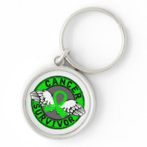 Survivor 14 Lymphoma Keychain