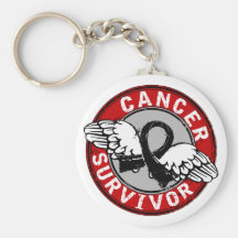 Survivor 14 Melanoma Keychains