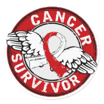 Survivor 14 Oral Cancer Stickers