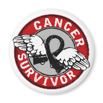 Survivor 14 Skin Cancer Fridge Magnets