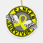 Survivor 14 Testicular Cancer Christmas Ornaments