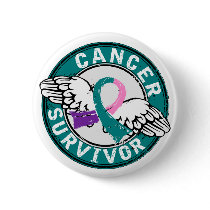 Survivor 14 Thyroid Cancer Pin
