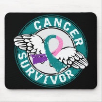 Survivor 14 Thyroid Cancer Mouse Pads