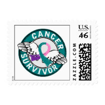 Survivor 14 Thyroid Cancer Postage Stamps