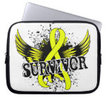 Survivor 16 Bladder Cancer Laptop Computer Sleeve