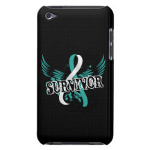 Survivor 16 Cervical Cancer iPod Case-Mate Cases