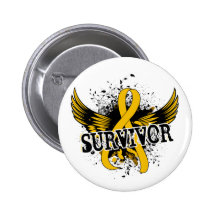 Survivor 16 Childhood Cancer Pin