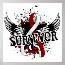 Survivor 16 Head and Neck Cancer Print