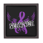 Survivor 16 Pancreatic Cancer Premium Jewelry Boxes