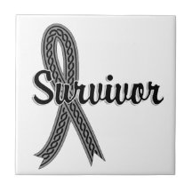Survivor 17 Brain Cancer Tile