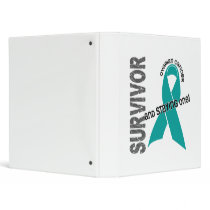 Survivor 1 Ovarian Cancer 3 Ring Binder