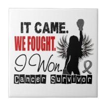 Survivor 22 Brain Cancer Tile