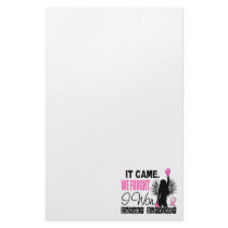 Survivor 22 Breast Cancer Stationery Paper