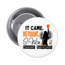 Survivor 22 Leukemia Buttons
