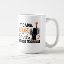 Survivor 22 Leukemia Coffee Mugs