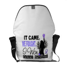 Survivor 22 Stomach Cancer Courier Bag