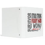 Survivor 4 Brain Tumor Vinyl Binders
