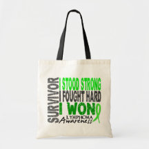 Survivor 4 Lymphoma Tote Bag