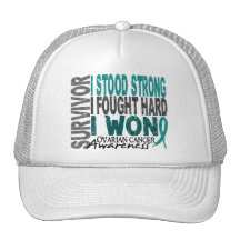 Survivor 4 Ovarian Cancer Hats