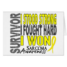 Survivor 4 Sarcoma Greeting Cards