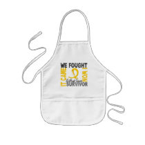 Survivor 5 Childhood Cancer Apron