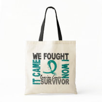 Survivor 5 Ovarian Cancer Tote Bags