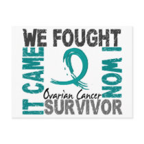Survivor 5 Ovarian Cancer Postcard