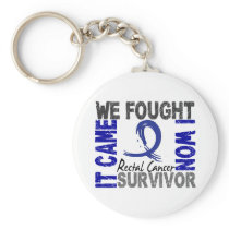Survivor 5 Rectal Cancer Key Chains