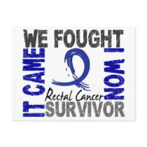 Survivor 5 Rectal Cancer Post Cards