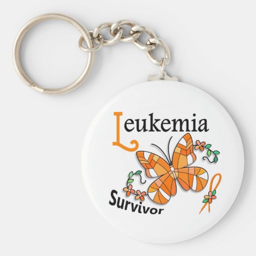 Survivor 6 Leukemia Key Chain