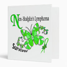 Survivor 6 Non-Hodgkins Lymphoma Vinyl Binders