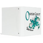 Survivor 6 Ovarian Cancer Vinyl Binders