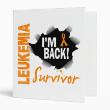 Survivor 7 Leukemia Vinyl Binder