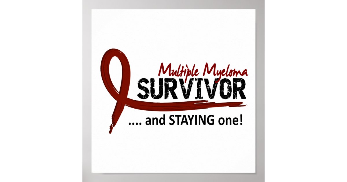 Survivor 8 Multiple Myeloma Poster Zazzle