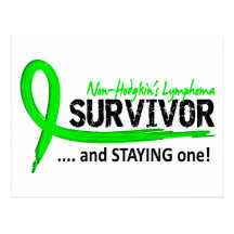 Survivor 8 Non-Hodgkin's Lymphoma Postcards
