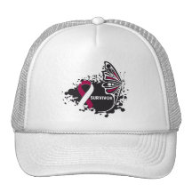 Survivor Abstract Butterfly Head and Neck Cancer Hat