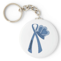 Survivor- Blue Awareness Key Chain