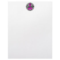 survivor breast cancer pink ribbon customized letterhead