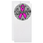 survivor breast cancer pink ribbon rack card