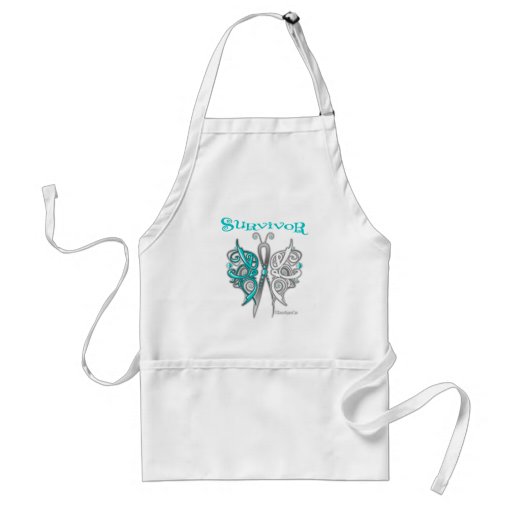 Survivor Celtic Butterfly - Cervical Cancer Aprons