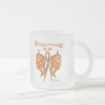 Survivor Celtic Butterfly - Leukemia Coffee Mug